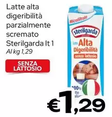 Sterilgarda - Latte Alta Digeribilità Parzialmente Scremato Sterilgarda - Latte Alta Digeribilità Parzialmente Scremato