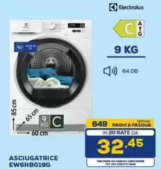 Electrolux - Asciugatrice Ew6hbg19g