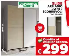 Slide Armadio 2 Ante Slide Armadio 2 Ante