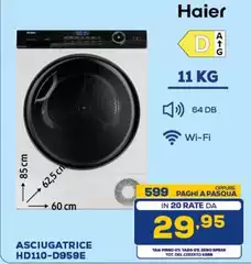 Haier - Asciugatrice HD110-D959E Haier - Asciugatrice HD110-D959E