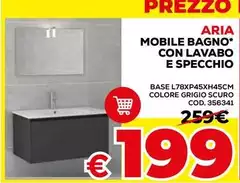 Mobile Bagno Con Lavabo E Specchio