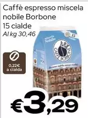 Caffe Borbone - Caffè Espresso Miscela Nobile Cialde