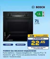 Bosch - Forno Da Incasso Hqa334eb4 Bosch - Forno Da Incasso Hqa334eb4