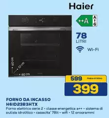 Haier - Forno Da Incasso H6ID23B3HTX Haier - Forno Da Incasso H6ID23B3HTX