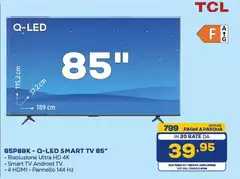 TCL - Q-Led Smart Tv 85"