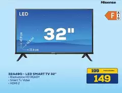 Hisense - 32A49Q-L Smart TV 32"