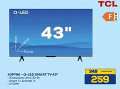 TCL - Q-Led Smart Tv 43"