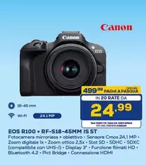 Canon - EOS R100 + RF-S18-45MM IS SRT