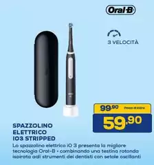 Oral b - Spazzolino Elettrico 103 Stripped Oral b - Spazzolino Elettrico 103 Stripped