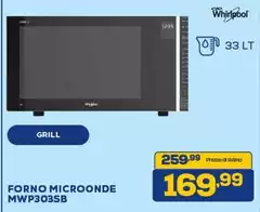 Whirlpool - Forno Microonde MWP303SB