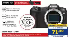 Canon - EOS R8+ FP Ez4SQEPHI, HD 32,7 Cm (3.5") 4k Ultra Hd Smart Tv Wi-fidusivo