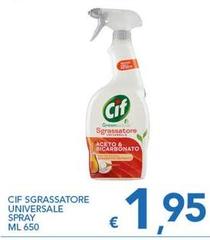 Cif - Sgrassatore Universale Spray