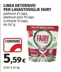 Fairy - Linea Detersivo Per Lavastoviglie