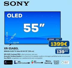 Sony - XR-55A80L 139,7 Cm (55") 4K Ultra HD Smart TV Wi-Fi Nero