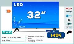 Hisense - 32A49Q Smart Tv Led 32" Hd Ready