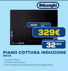 De Longhi - Piano Cottura Induzione PIN 72