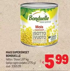 Bonduelle - Mais Supersweet