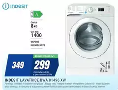 Indesit - Lavatrice BWA 81496 XW