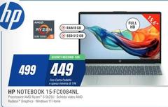 HP - Notebook 15F-C0084NL