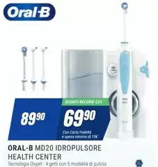 Oral b - Md20 Idropulsore Health Center Oral b - Md20 Idropulsore Health Center