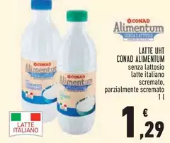 Conad - Latte UHT Alimentum Conad - Latte UHT Alimentum