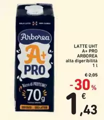 Arborea - Latte UHT A+ Pro Arborea - Latte UHT A+ Pro