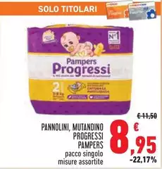 Pampers - Pannolini, Mutandino Progressi