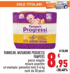 Pampers - Pannolini, Mutandino Progressi Pampers - Pannolini, Mutandino Progressi
