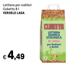 Versele Laga - Lettiera Per Roditori Cubetto