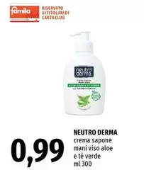 Neutro Med - Crema Sapone Mani Viso Aloe E Te Verde