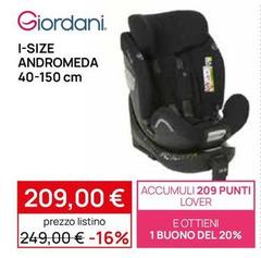 Giordani - I-Size Androide 40-150 cm