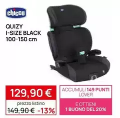 Chicco - Quizy I-Size Black