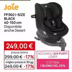Joie - Fp360 I-Size Black 40-150 Cm