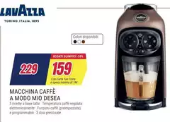 Lavazza - Macchina Caffè A Modo Mio Desea