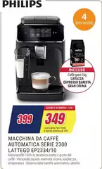 Philips - Macchina Da Caffè Automatica Serie 2300 Lattego Ep2334/10
