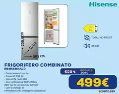 Hisense - Frigorifero Combinato RB3N331N4CD Hisense - Frigorifero Combinato RB3N331N4CD