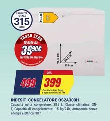 Indesit - Congelatore Os2a300h