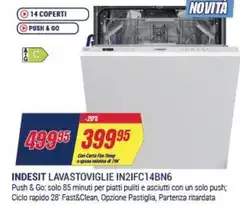 Indesit - Lavastoviglie In21fc14bn6