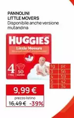 Huggies - Pannolini Little Movers