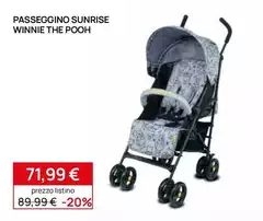 Passeggino Sunrise Winnie The Pooh Passeggino Sunrise Winnie The Pooh