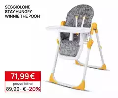 Seggiolone Stay Hungry Winnie The Pooh