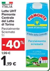 Centrale del latte di torino - Latte UHT Piemonte