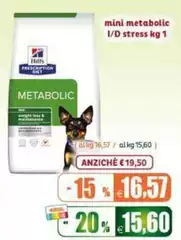 Milk protein - Mini Metabolic I/d Stress