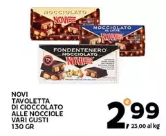 Novi - Tavoletta Di Cioccolato Alle Nocciole