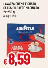 Lavazza - Crema E Gusto Classico Caffè Macinato
