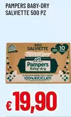 Pampers - Baby-Dry Salviette 500 Pz