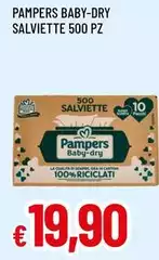 Pampers - Baby-Dry Salviette 500 Pz