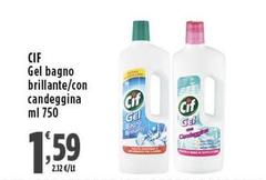 Cif - Gel Bagno Brillante/Con Candeggina