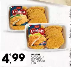 Martini - Cotolette Di Pollo/ Con Spinaci Martini - Cotolette Di Pollo/ Con Spinaci