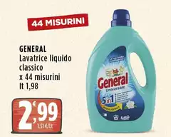 General - Lavatrice Liquido Classico 
